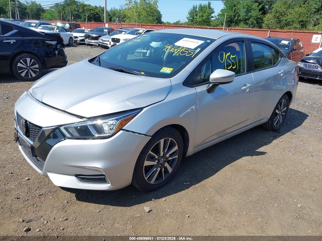 3N1CN8EV0ML831673 2021 NISSAN VERSA photo no. 2
