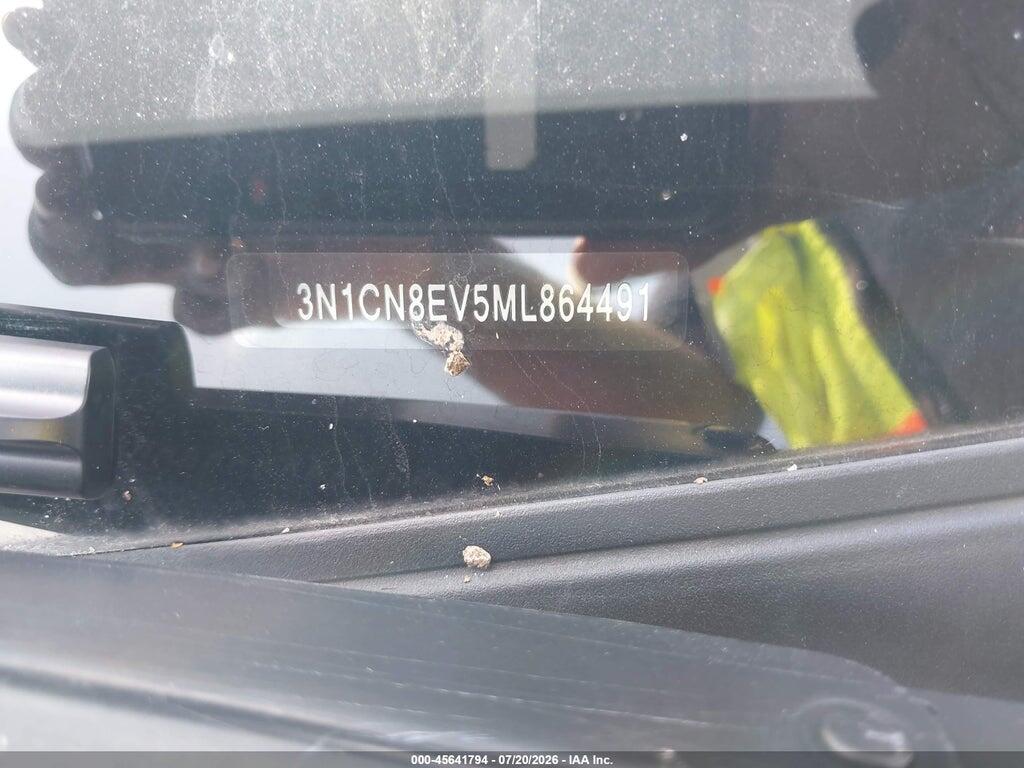 3N1CN8EV5ML864491 2021 NISSAN VERSA photo no. 9
