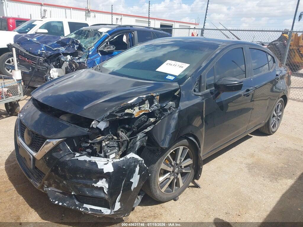 3N1CN8EV0ML830961 2021 NISSAN VERSA photo no. 2