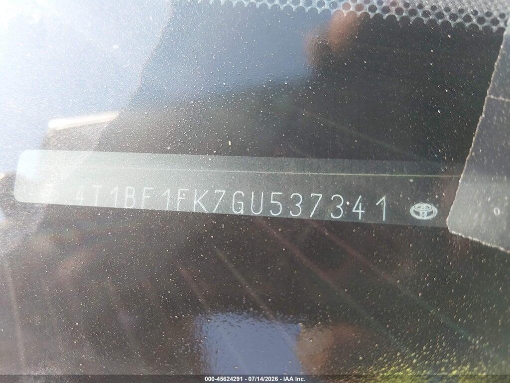 4T1BF1FK7GU537341 2016 TOYOTA CAMRY photo no. 9