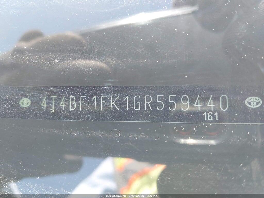 4T4BF1FK1GR559440 2016 TOYOTA CAMRY photo no. 9