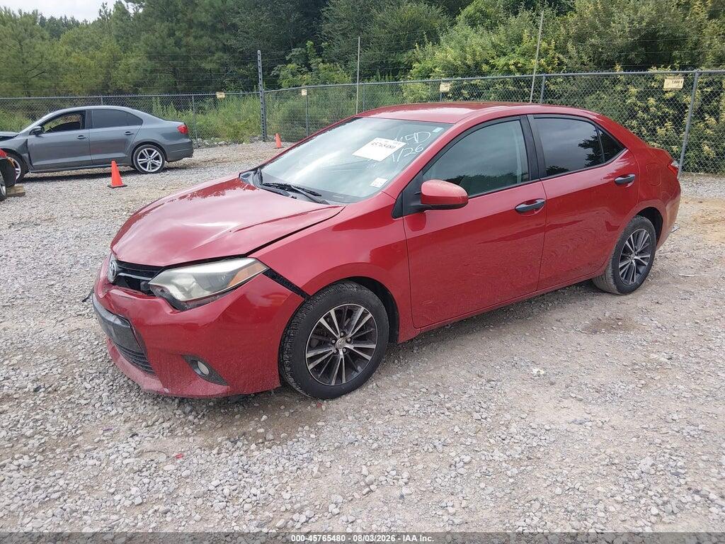 2T1BURHEXGC565826 2016 TOYOTA COROLLA photo no. 2