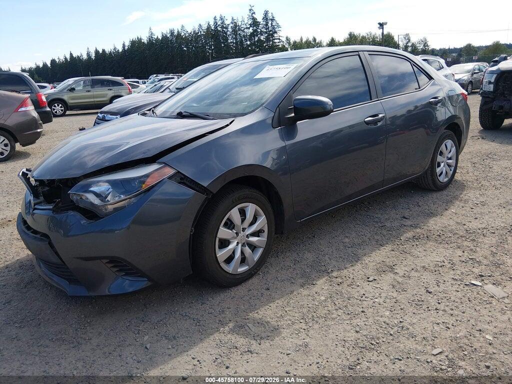 5YFBURHE5GP483633 2016 TOYOTA COROLLA photo no. 2