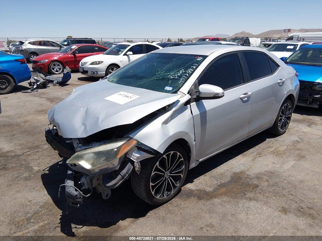 5YFBURHE0GP367983 2016 TOYOTA COROLLA photo no. 2