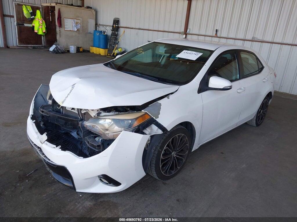 5YFBURHE4GP508148 2016 TOYOTA COROLLA photo no. 2