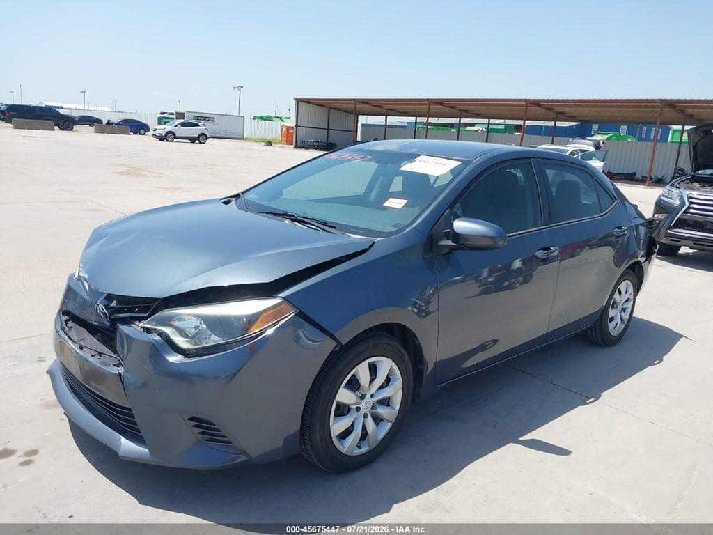 5YFBURHEXGP482705 2016 TOYOTA COROLLA photo no. 2
