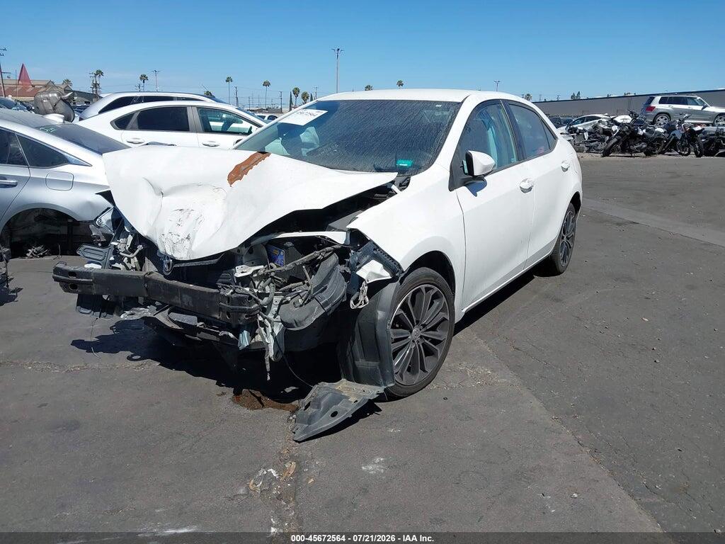 5YFBURHE2GP445678 2016 TOYOTA COROLLA photo no. 2