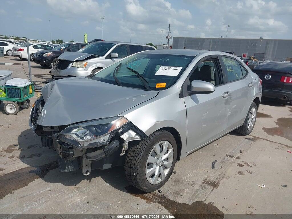 5YFBURHE4GP374175 2016 TOYOTA COROLLA photo no. 2