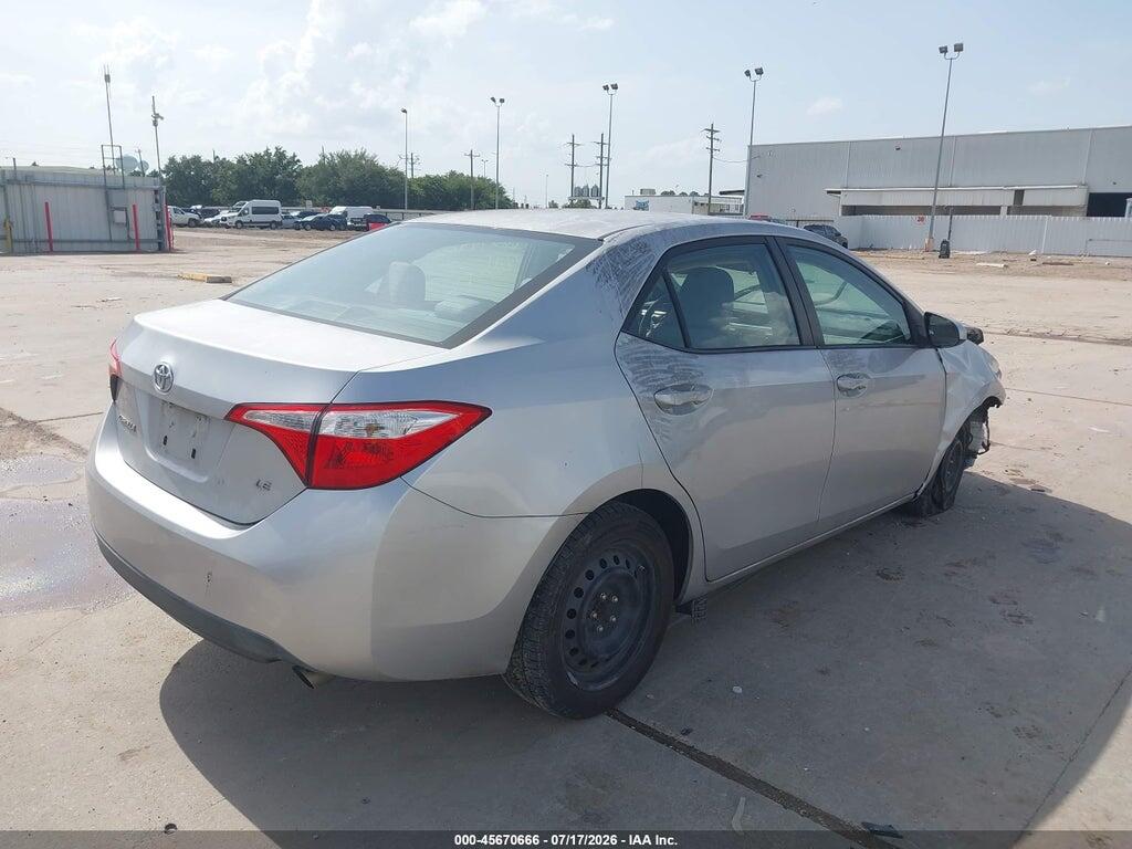 5YFBURHE4GP374175 2016 TOYOTA COROLLA photo no. 4