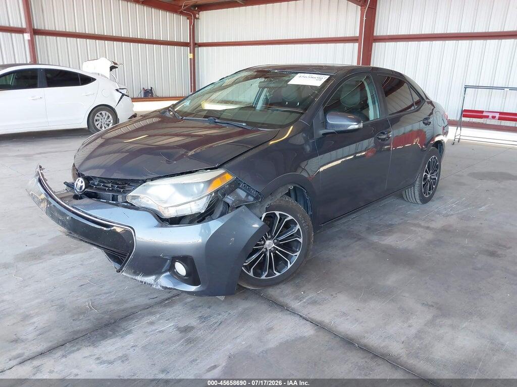 5YFBURHE0GP433433 2016 TOYOTA COROLLA photo no. 2