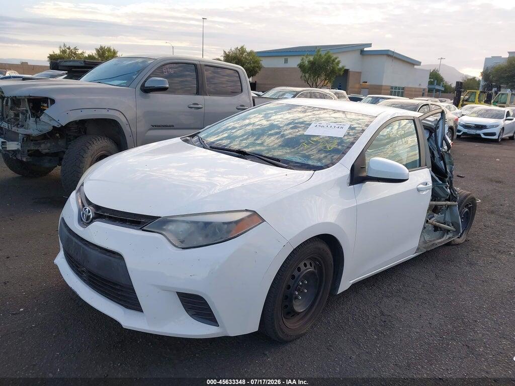 2T1BURHE4GC677165 2016 TOYOTA COROLLA photo no. 2