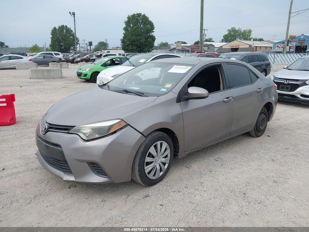 2T1BURHEXGC528615 2016 TOYOTA COROLLA photo no. 2