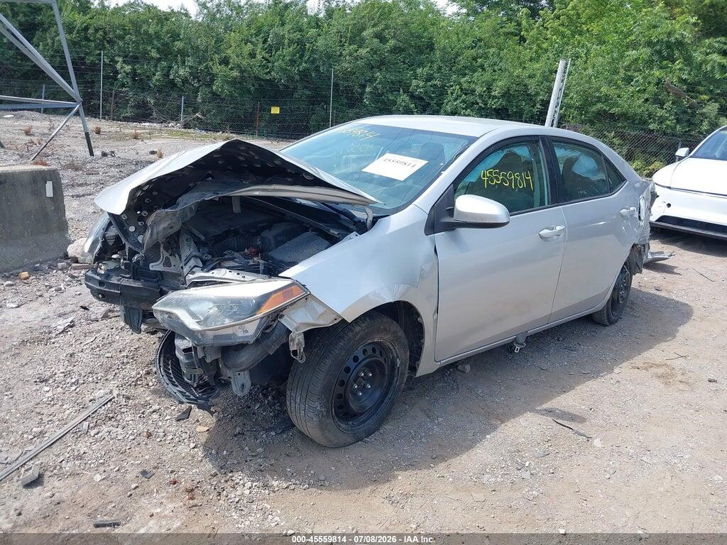 2T1BURHE0GC699650 2016 TOYOTA COROLLA photo no. 2