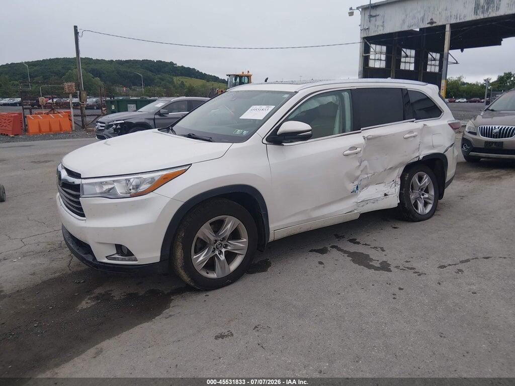 5TDDKRFHXGS290218 2016 TOYOTA HIGHLANDER photo no. 2