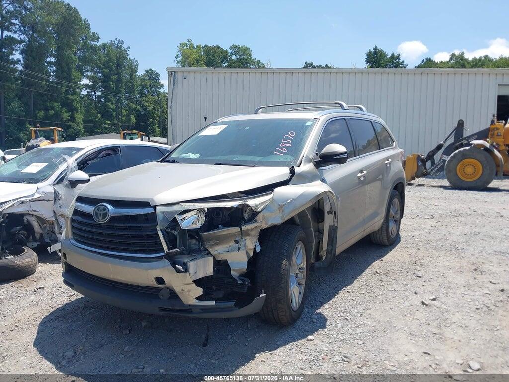 5TDYKRFH4GS168570 2016 TOYOTA HIGHLANDER photo no. 2