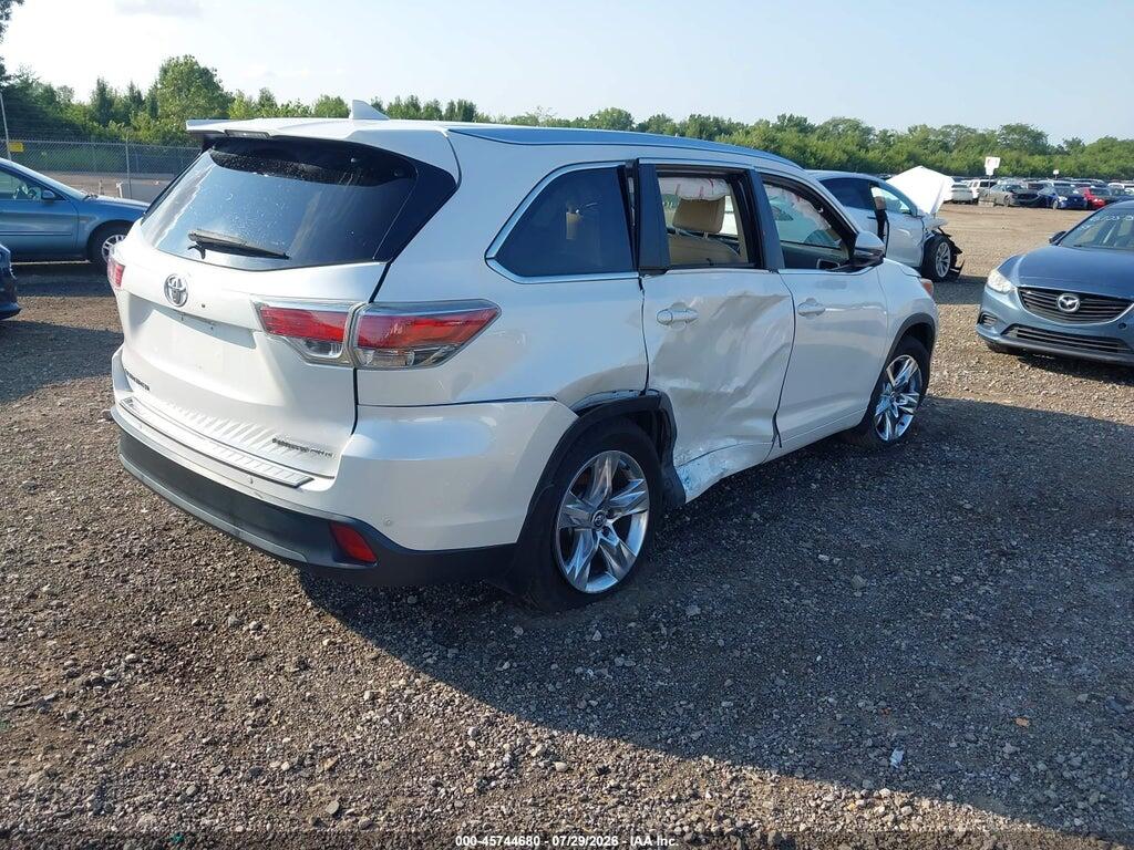 5TDDKRFH7GS352223 2016 TOYOTA HIGHLANDER photo no. 4