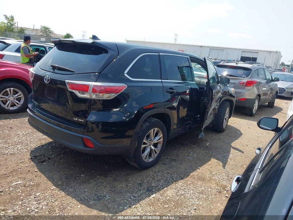 5TDBKRFH0GS328840 2016 TOYOTA HIGHLANDER photo no. 4