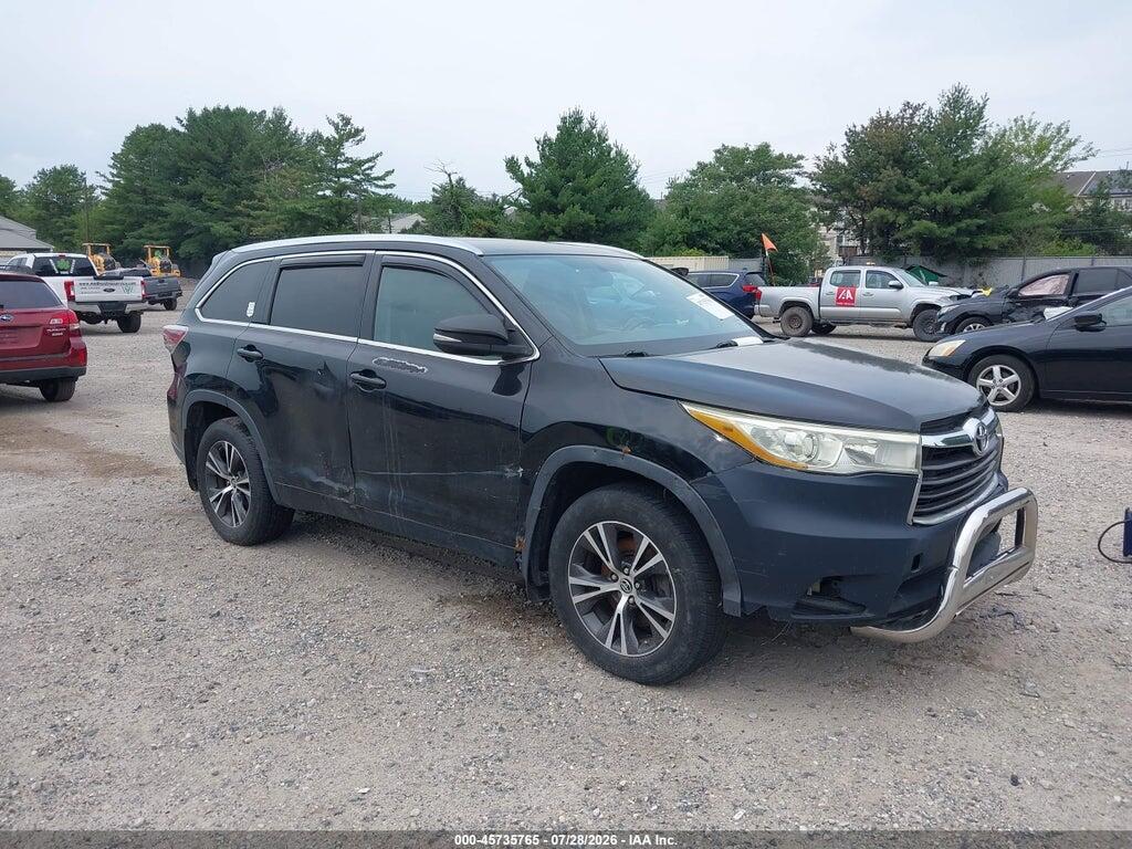 5TDJKRFH4GS286703 2016 TOYOTA HIGHLANDER photo no. 1