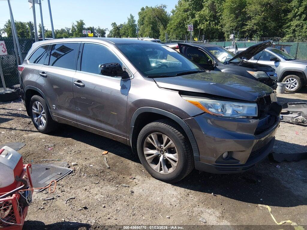 5TDBKRFH8GS298003 2016 TOYOTA HIGHLANDER photo no. 1