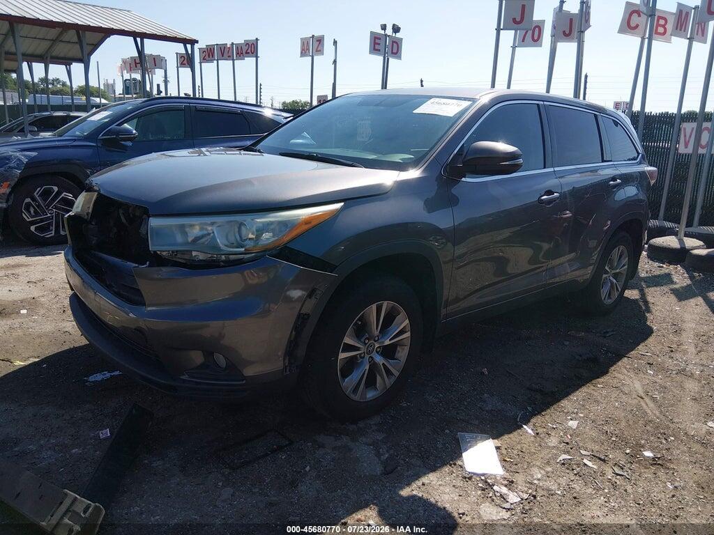 5TDBKRFH8GS298003 2016 TOYOTA HIGHLANDER photo no. 2