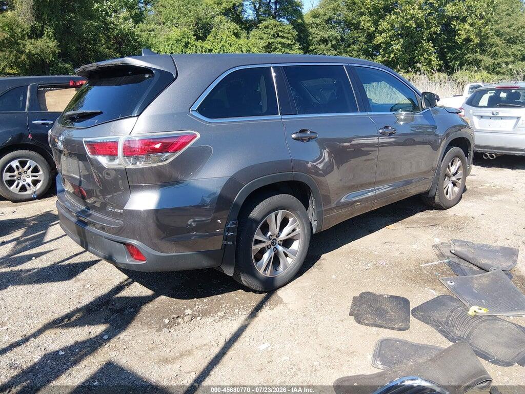 5TDBKRFH8GS298003 2016 TOYOTA HIGHLANDER photo no. 4