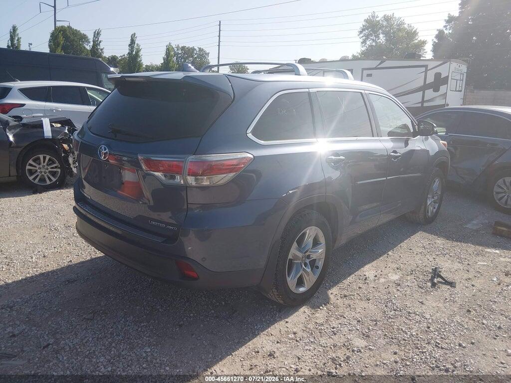 5TDDKRFH8GS355020 2016 TOYOTA HIGHLANDER photo no. 4