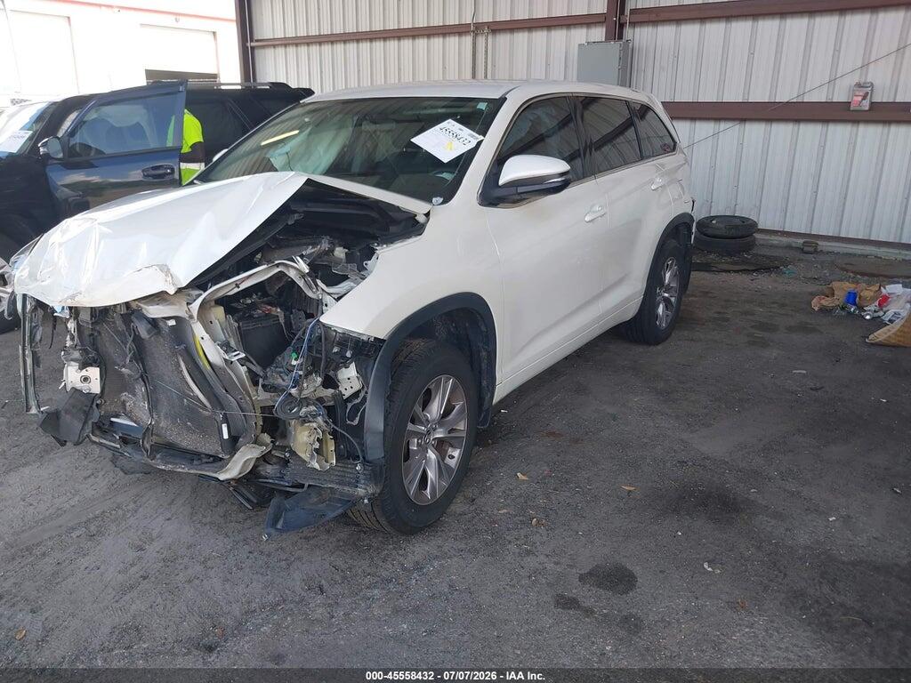 5TDZKRFH7GS125121 2016 TOYOTA HIGHLANDER photo no. 2