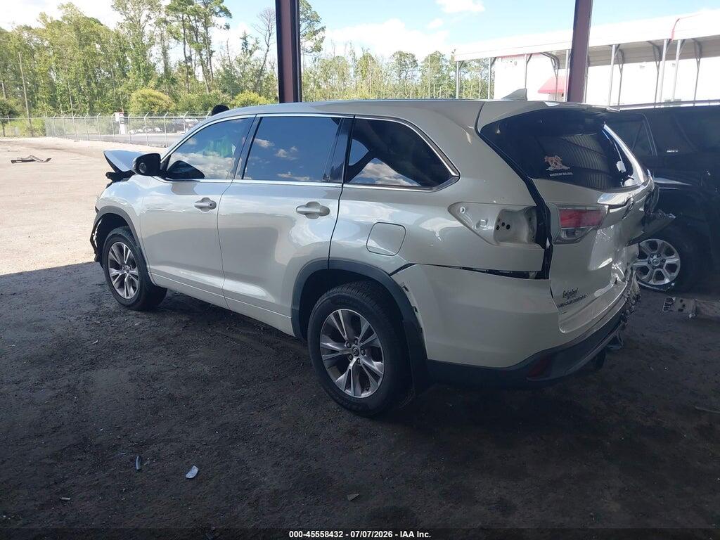 5TDZKRFH7GS125121 2016 TOYOTA HIGHLANDER photo no. 3