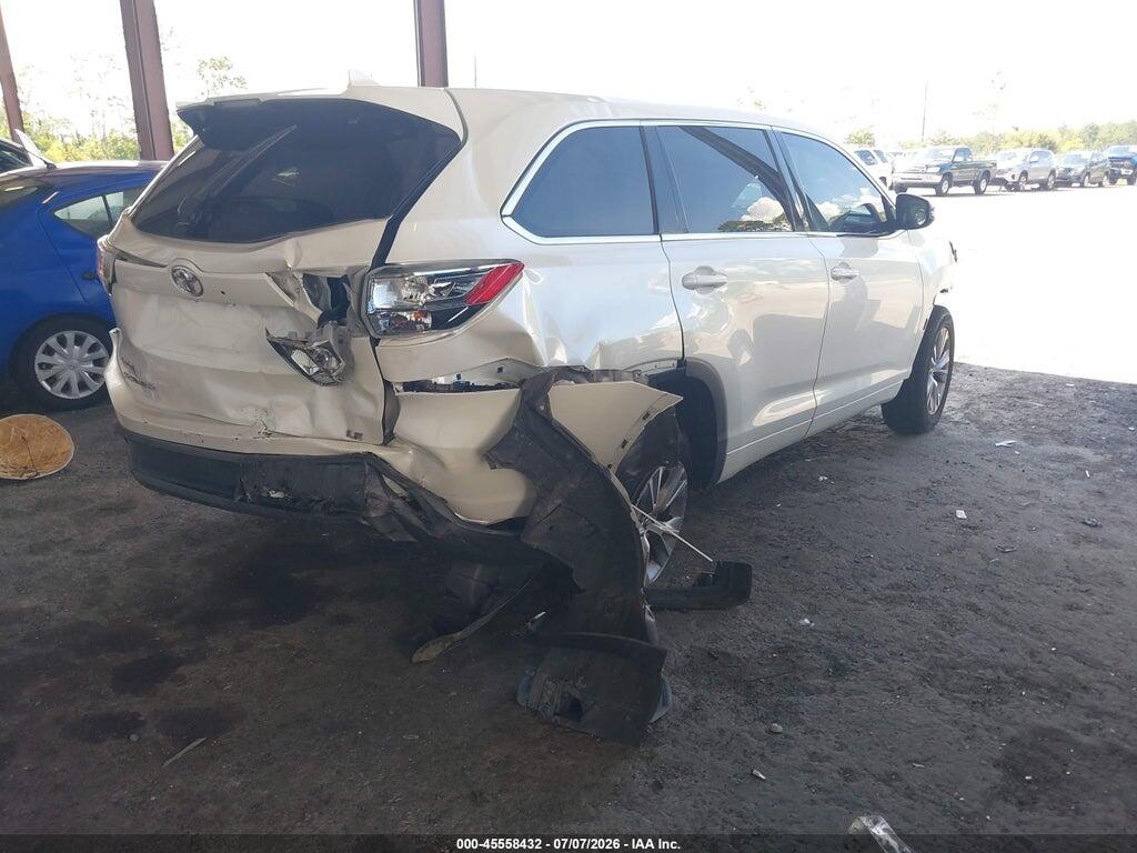 5TDZKRFH7GS125121 2016 TOYOTA HIGHLANDER photo no. 4