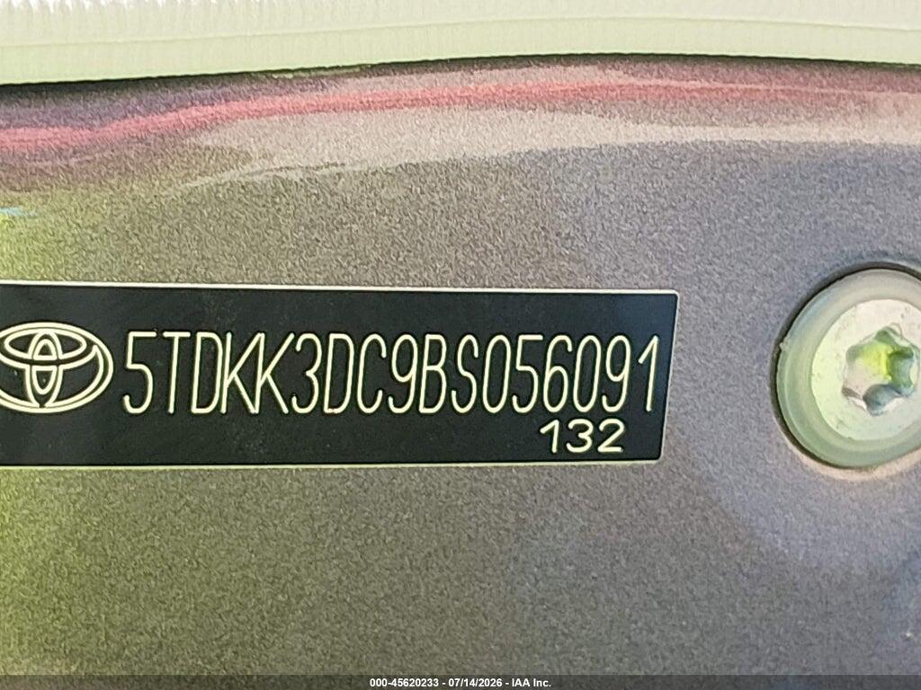 5TDKK3DC9BS056091 2011 TOYOTA SIENNA photo no. 9