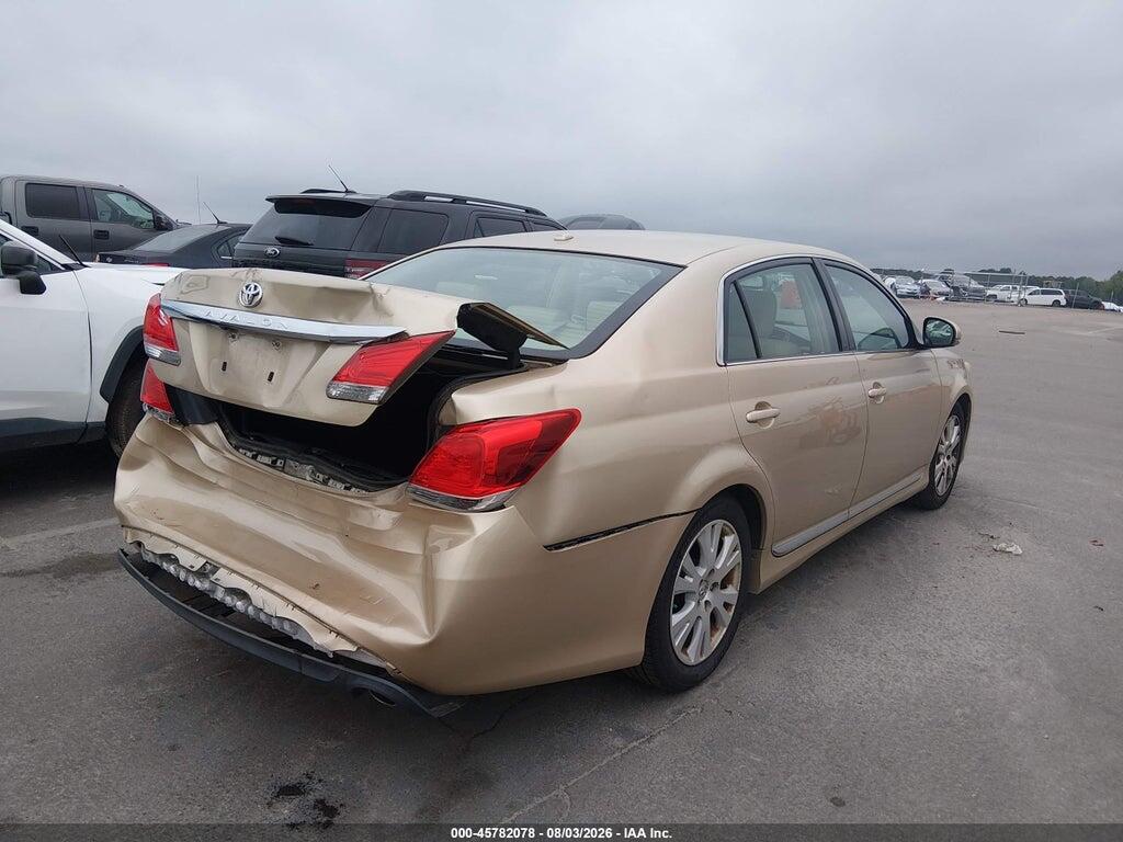 4T1BK3DB9BU378650 2011 TOYOTA AVALON photo no. 4