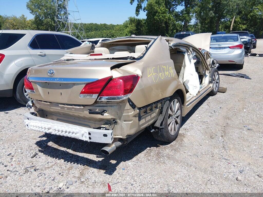 4T1BK3DB7BU396841 2011 TOYOTA AVALON photo no. 4
