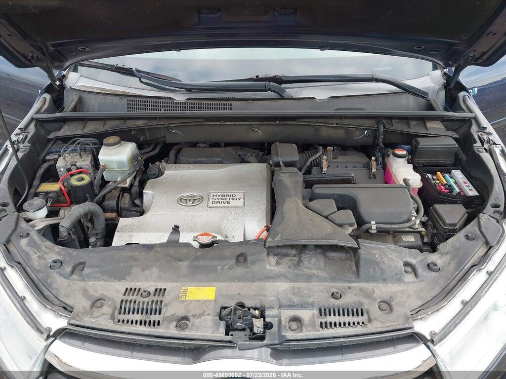5TDDCRFH5GS018866 2016 TOYOTA HIGHLANDER HYBRID photo no. 10