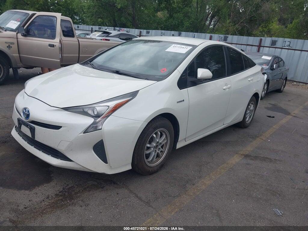JTDKBRFU4G3023243 2016 TOYOTA PRIUS photo no. 2
