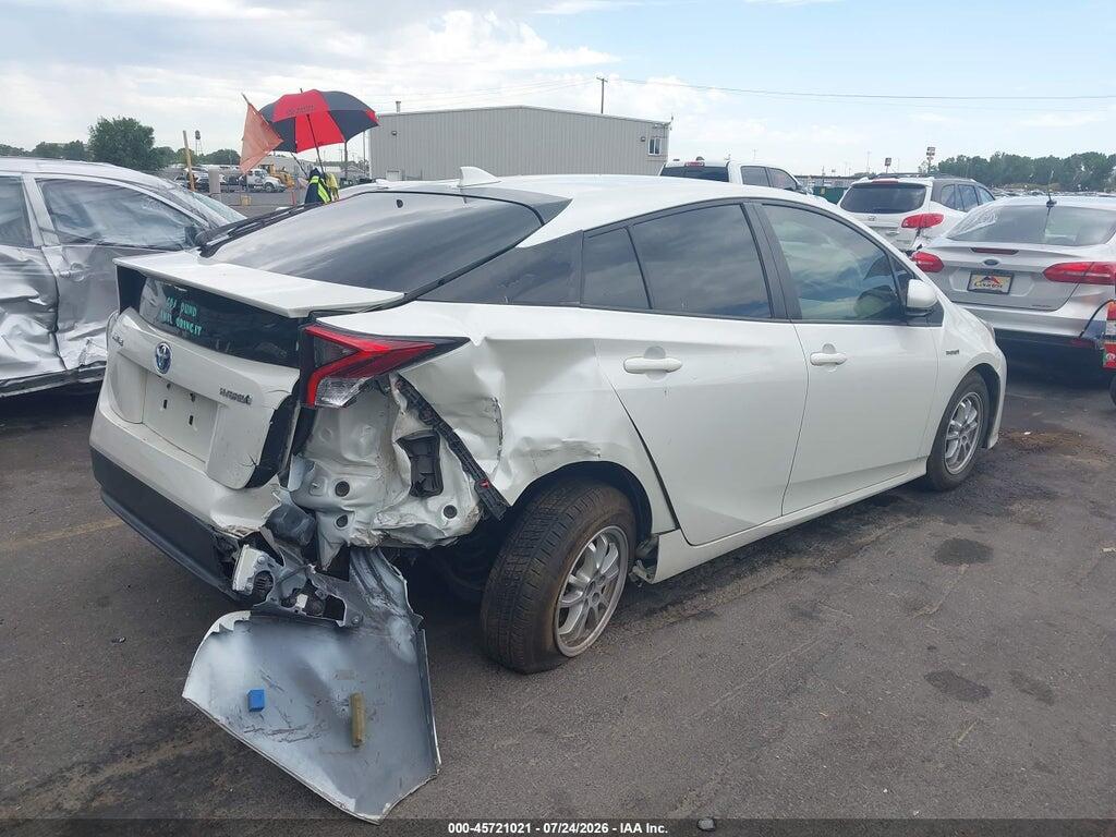 JTDKBRFU4G3023243 2016 TOYOTA PRIUS photo no. 4