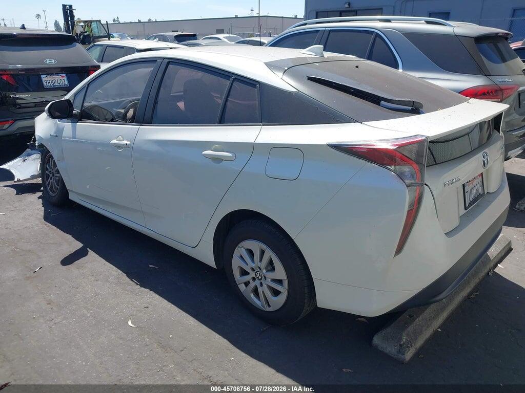 JTDKBRFU7G3020904 2016 TOYOTA PRIUS photo no. 3
