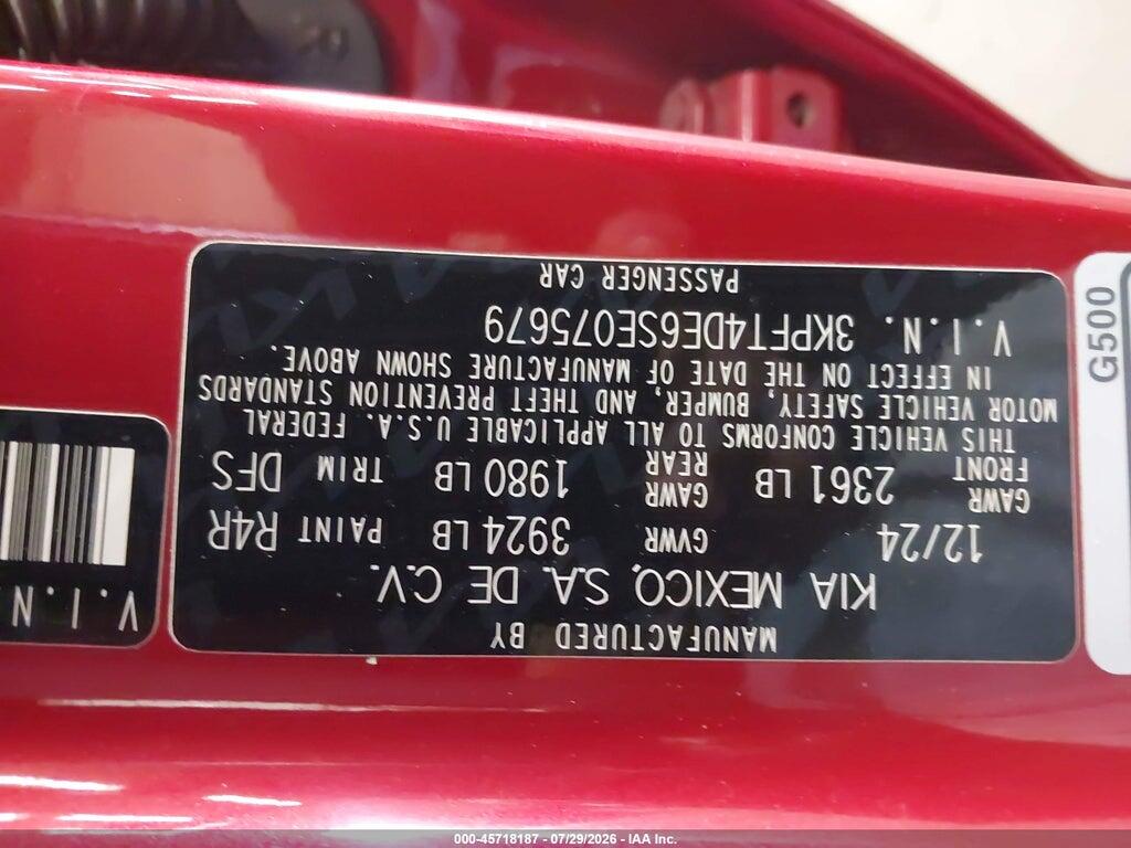3KPFT4DE6SE075679 2025 KIA K4 photo no. 9