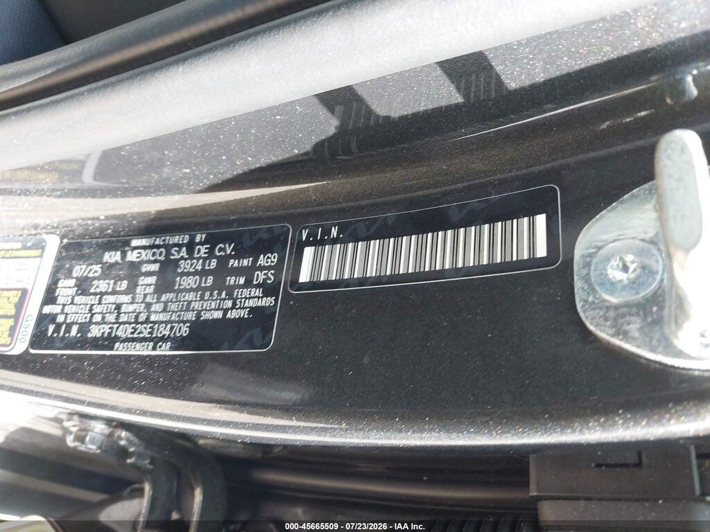 3KPFT4DE2SE184706 2025 KIA K4 photo no. 9