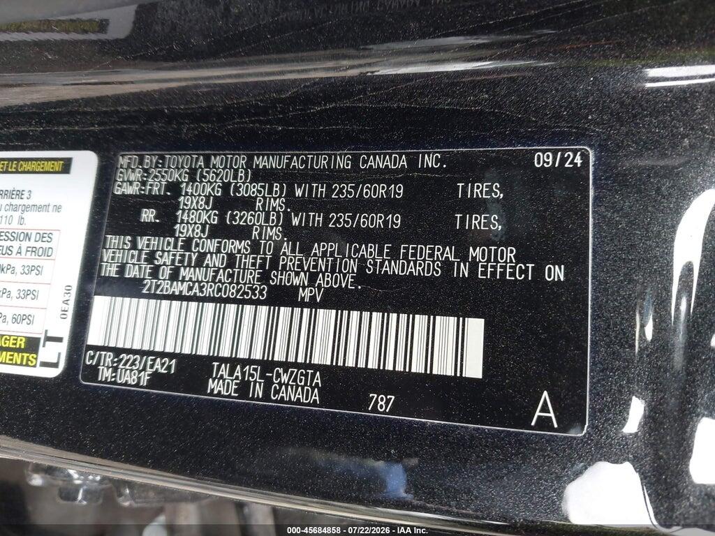 2T2BAMCA3RC082533 2024 LEXUS RX 350 photo no. 9