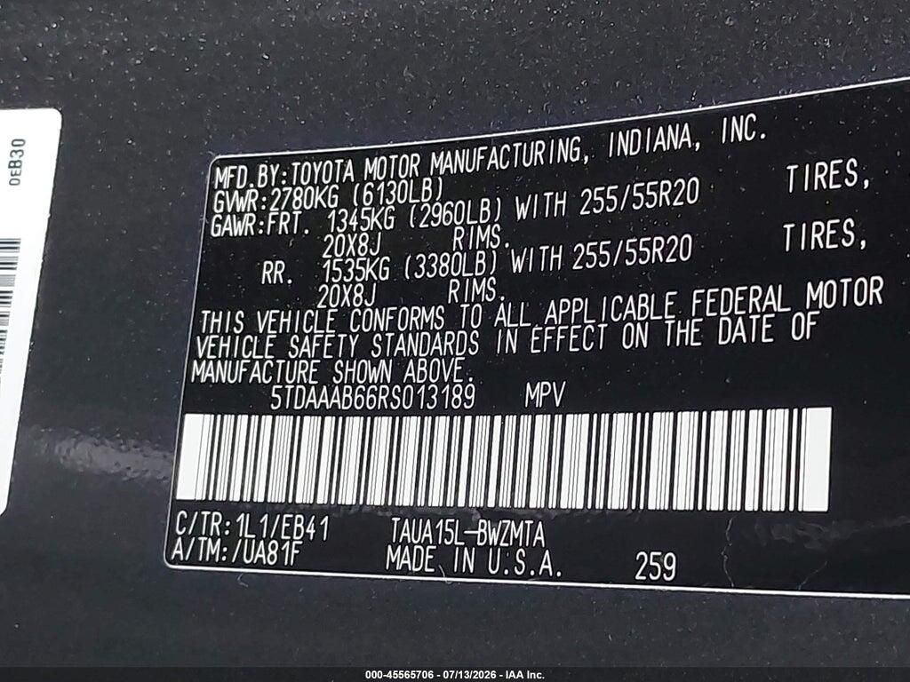 5TDAAAB66RS013189 2024 LEXUS TX 350 photo no. 9