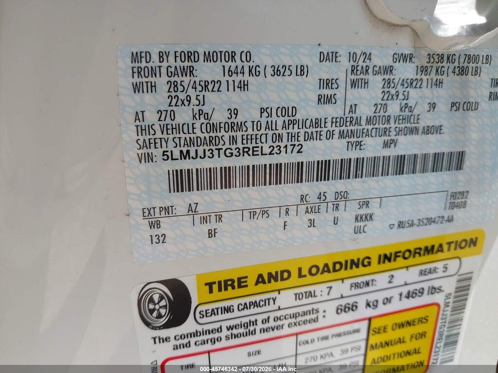 5LMJJ3TG3REL23172 2024 LINCOLN NAVIGATOR photo no. 9