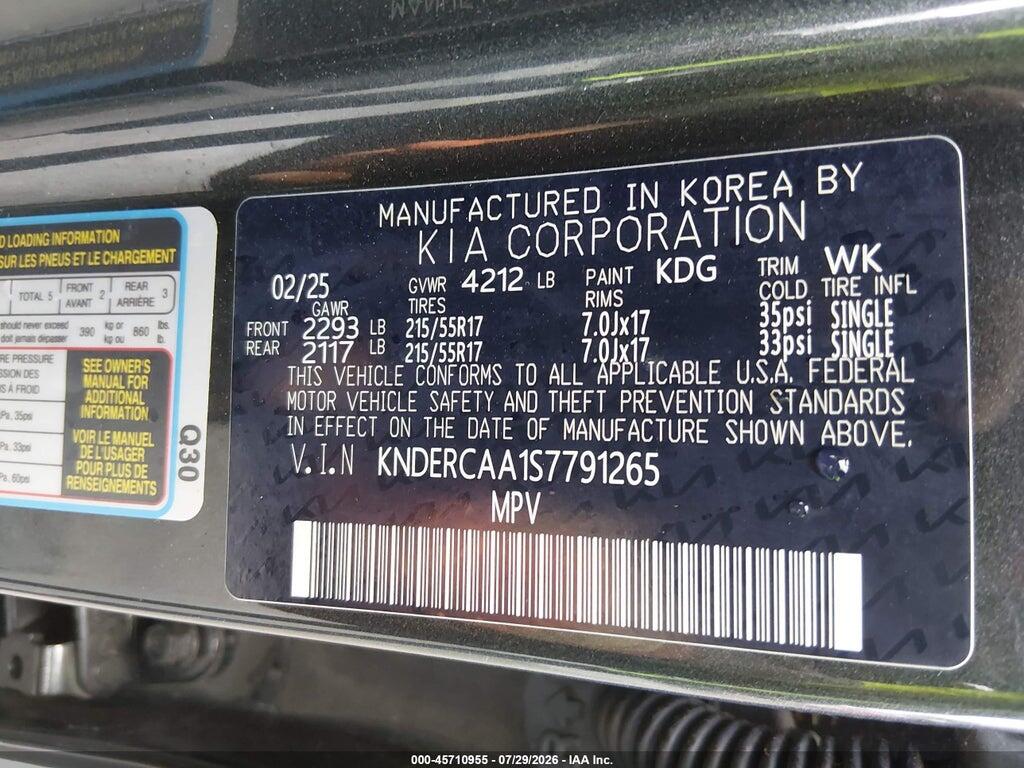 KNDERCAA1S7791265 2025 KIA SELTOS photo no. 9