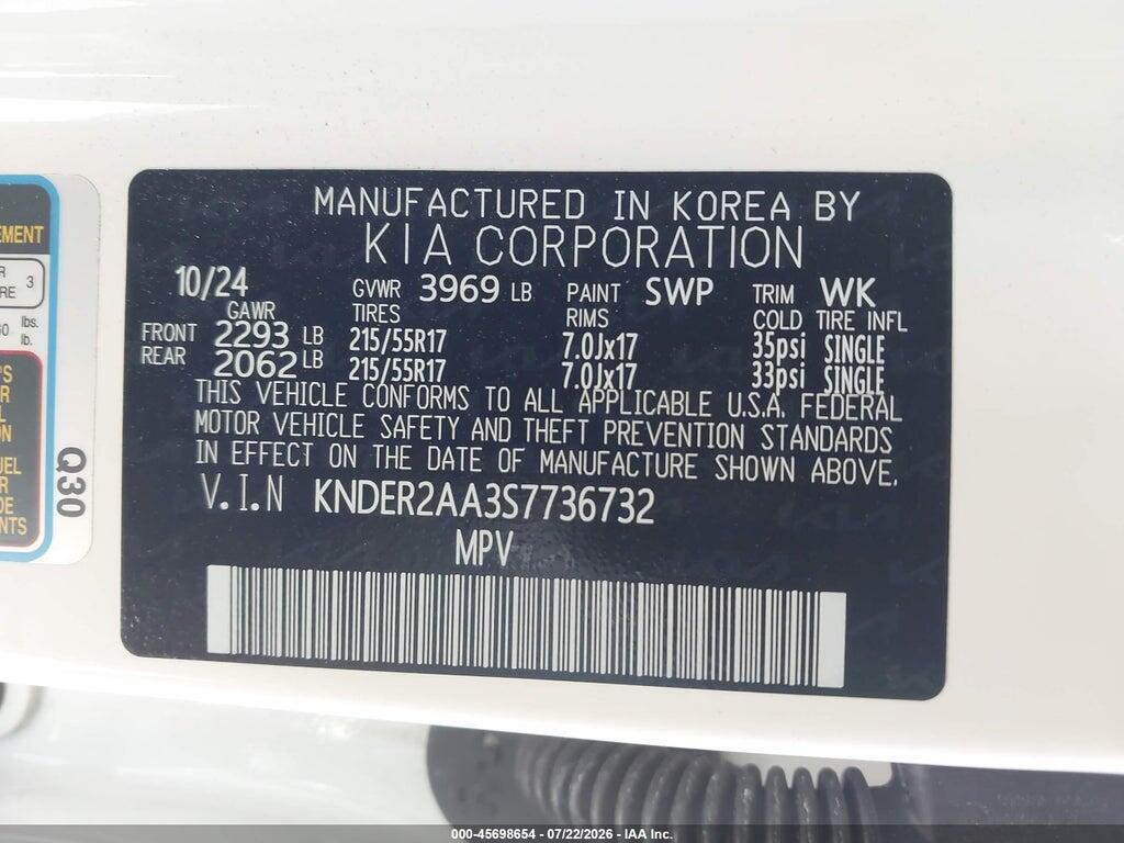 KNDER2AA3S7736732 2025 KIA SELTOS photo no. 9