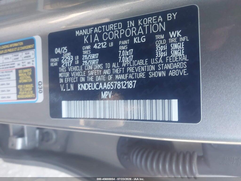 KNDEUCAA6S7812187 2025 KIA SELTOS photo no. 9