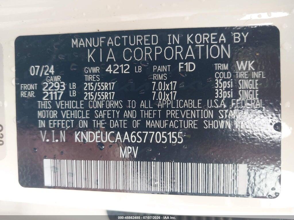 KNDEUCAA6S7705155 2025 KIA SELTOS photo no. 9