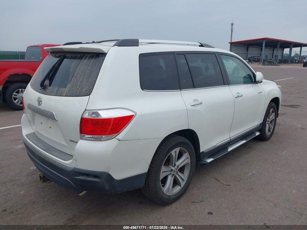 5TDDK3EH6BS051692 2011 TOYOTA HIGHLANDER photo no. 4