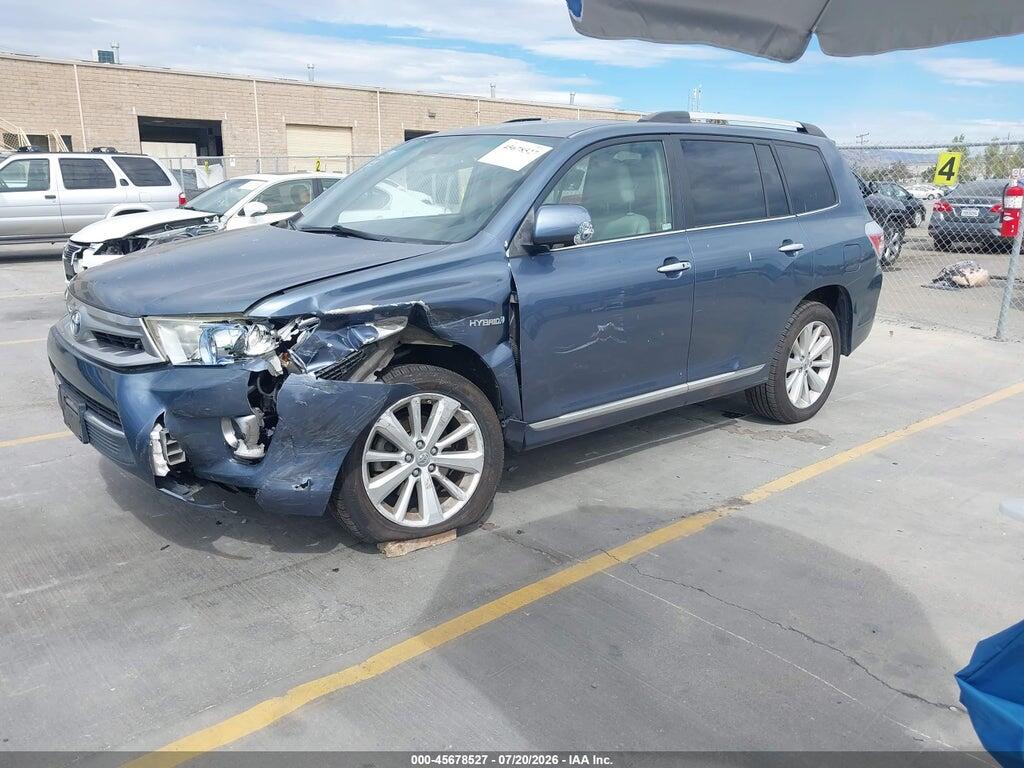 JTEDC3EH4B2002345 2011 TOYOTA HIGHLANDER HYBRID photo no. 2