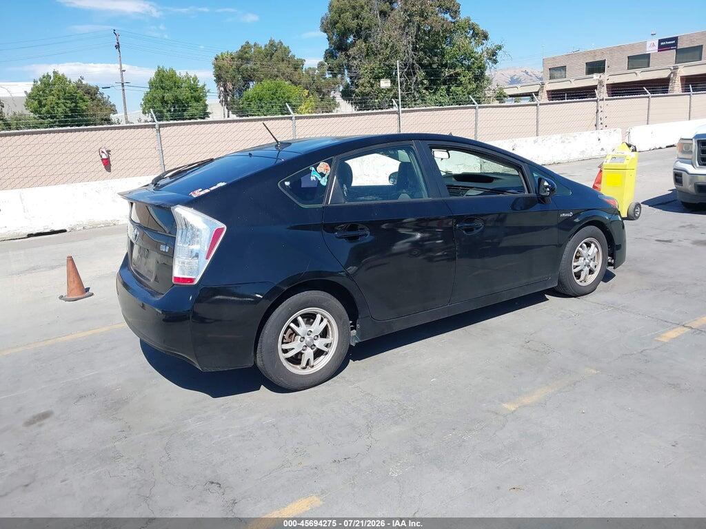 JTDKN3DU7B0269575 2011 TOYOTA PRIUS photo no. 4