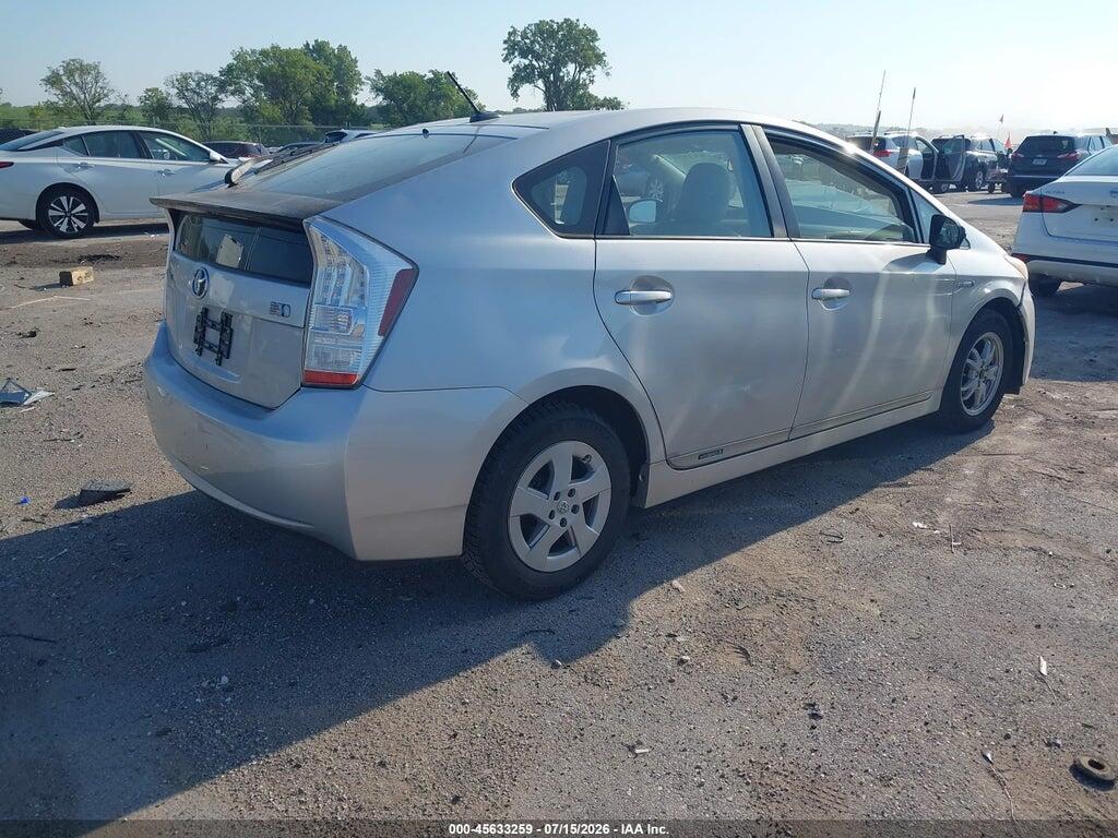 JTDKN3DU1B0247961 2011 TOYOTA PRIUS photo no. 4