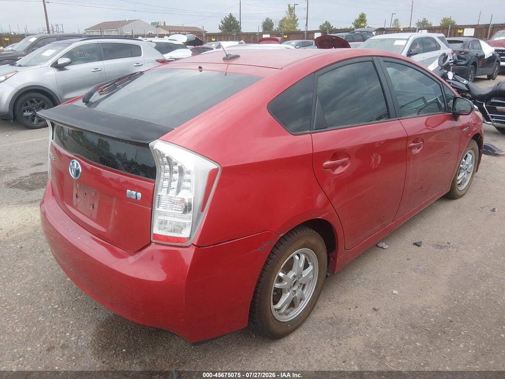 JTDKN3DU6B0305529 2011 TOYOTA PRIUS photo no. 4